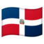 Dominican Republic Flag emoji in Google's design style - Unicode 1F1E9-1F1F4