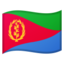 Eritrea Flag emoji in Google's design style - Unicode 1F1EA-1F1F7