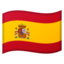 Spain Flag emoji in Google's design style - Unicode 1F1EA-1F1F8