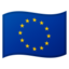 European Union Flag emoji in Google's design style - Unicode 1F1EA-1F1FA