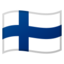 Finland Flag emoji in Google's design style - Unicode 1F1EB-1F1EE