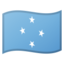 Micronesia Flag emoji in Google's design style - Unicode 1F1EB-1F1F2