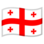 Georgia Flag emoji in Google's design style - Unicode 1F1EC-1F1EA