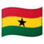 Ghana Flag emoji in Google's design style - Unicode 1F1EC-1F1ED