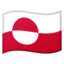 Greenland Flag emoji in Google's design style - Unicode 1F1EC-1F1F1