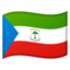 Equatorial Guinea Flag emoji in Google's design style - Unicode 1F1EC-1F1F6