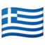 Greece Flag emoji in Google's design style - Unicode 1F1EC-1F1F7