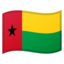 Guinea-Bissau Flag emoji in Google's design style - Unicode 1F1EC-1F1FC