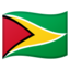 Guyana Flag emoji in Google's design style - Unicode 1F1EC-1F1FE