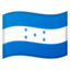 Honduras Flag emoji in Google's design style - Unicode 1F1ED-1F1F3