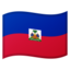 Haiti Flag emoji in Google's design style - Unicode 1F1ED-1F1F9