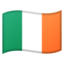 Ireland Flag emoji in Google's design style - Unicode 1F1EE-1F1EA