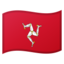 Isle of Man Flag emoji in Google's design style - Unicode 1F1EE-1F1F2