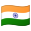 India Flag emoji in Google's design style - Unicode 1F1EE-1F1F3