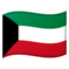 Kuwait Flag emoji in Google's design style - Unicode 1F1F0-1F1FC