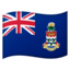 Cayman Islands Flag emoji in Google's design style - Unicode 1F1F0-1F1FE