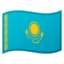 Kazakhstan Flag emoji in Google's design style - Unicode 1F1F0-1F1FF