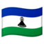 Lesotho Flag emoji in Google's design style - Unicode 1F1F1-1F1F8