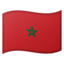 Morocco Flag emoji in Google's design style - Unicode 1F1F2-1F1E6