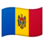 Moldova Flag emoji in Google's design style - Unicode 1F1F2-1F1E9