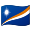 Marshall Islands Flag emoji in Google's design style - Unicode 1F1F2-1F1ED