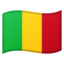 Mali Flag emoji in Google's design style - Unicode 1F1F2-1F1F1