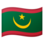 Mauritania Flag emoji in Google's design style - Unicode 1F1F2-1F1F7