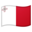 Malta Flag emoji in Google's design style - Unicode 1F1F2-1F1F9