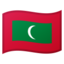 Maldives Flag emoji in Google's design style - Unicode 1F1F2-1F1FB