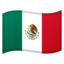 Mexico Flag emoji in Google's design style - Unicode 1F1F2-1F1FD