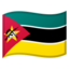 Mozambique Flag emoji in Google's design style - Unicode 1F1F2-1F1FF