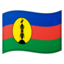 New Caledonia Flag emoji in Google's design style - Unicode 1F1F3-1F1E8