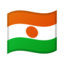 Niger Flag emoji in Google's design style - Unicode 1F1F3-1F1EA