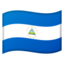 Nicaragua Flag emoji in Google's design style - Unicode 1F1F3-1F1EE