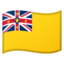 Niue Flag emoji in Google's design style - Unicode 1F1F3-1F1FA