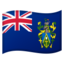 Pitcairn Islands Flag emoji in Google's design style - Unicode 1F1F5-1F1F3