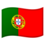 Portugal Flag emoji in Google's design style - Unicode 1F1F5-1F1F9