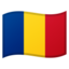 Romania Flag emoji in Google's design style - Unicode 1F1F7-1F1F4