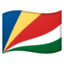 Seychelles Flag emoji in Google's design style - Unicode 1F1F8-1F1E8