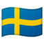 Sweden Flag emoji in Google's design style - Unicode 1F1F8-1F1EA