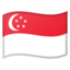 Singapore Flag emoji in Google's design style - Unicode 1F1F8-1F1EC