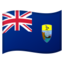 St. Helena Flag emoji in Google's design style - Unicode 1F1F8-1F1ED