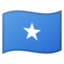 Somalia Flag emoji in Google's design style - Unicode 1F1F8-1F1F4