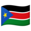 South Sudan Flag emoji in Google's design style - Unicode 1F1F8-1F1F8