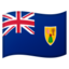 Turks & Caicos Islands Flag emoji in Google's design style - Unicode 1F1F9-1F1E8