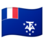 French Southern Territories Flag emoji in Google's design style - Unicode 1F1F9-1F1EB