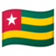 Togo Flag emoji in Google's design style - Unicode 1F1F9-1F1EC