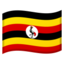 Uganda Flag emoji in Google's design style - Unicode 1F1FA-1F1EC