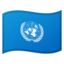 United Nations Flag emoji in Google's design style - Unicode 1F1FA-1F1F3