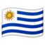 Uruguay Flag emoji in Google's design style - Unicode 1F1FA-1F1FE